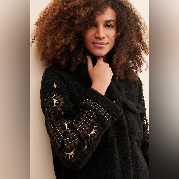 FP X Driftwood Sheeba Cozy Shacket Sherpa Coat - Picture 2 of 11